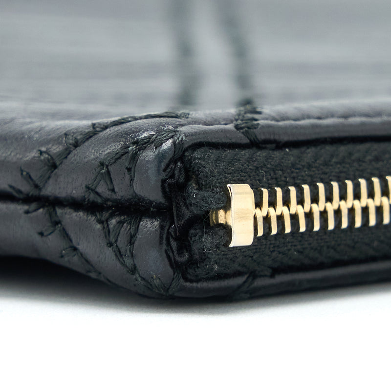 Chanel Quilted Pouch with Tassel Black LGHW