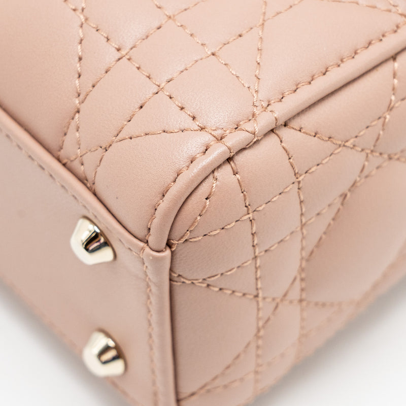 Dior Mini Lady Dior Bag Lambskin Blush LGHW