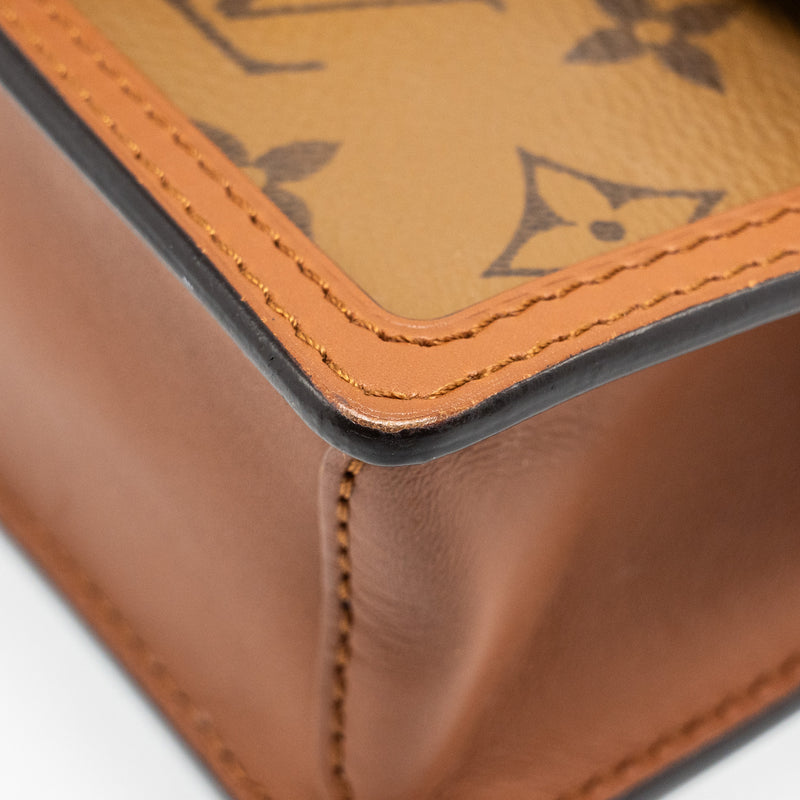 Louis Vuitton Dauphine Chain Wallet Monogram Reverse CANVAS GHW