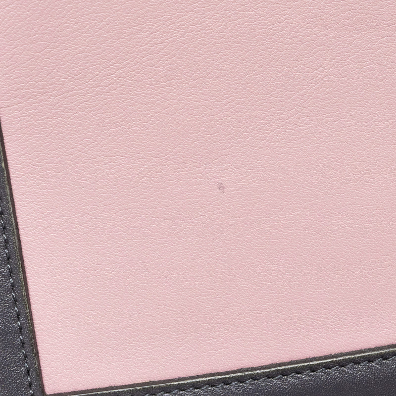 Celine Frame Bag Calfskin Pink/Grey SHW