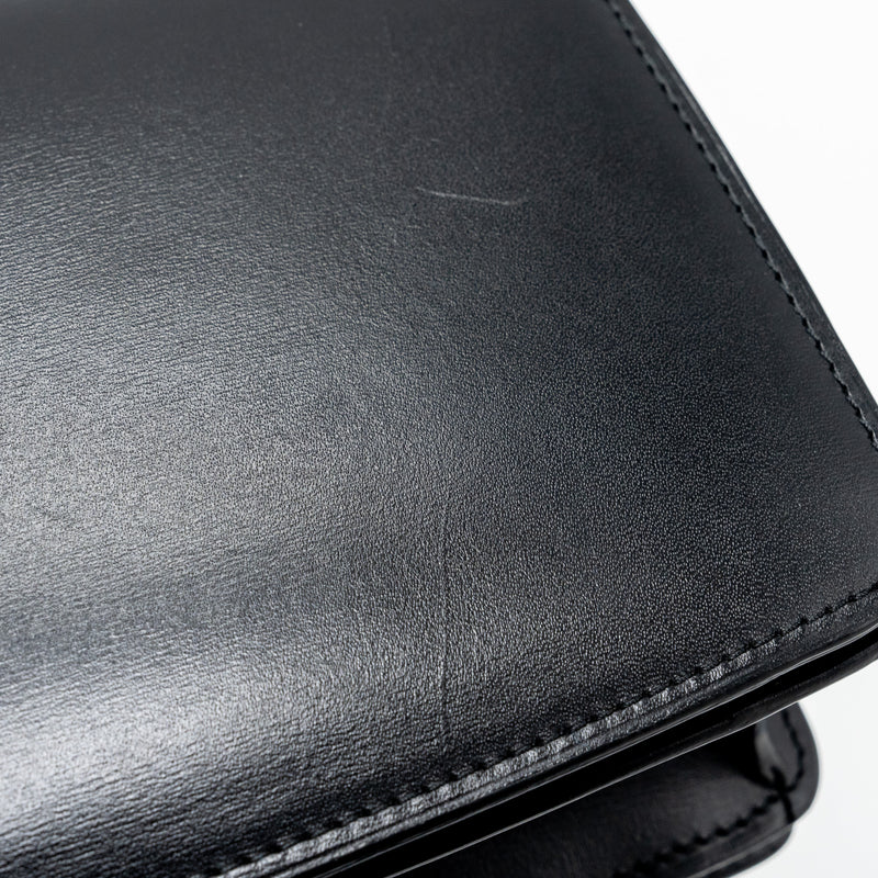 Celine mini classic box bag calfskin Black GHW