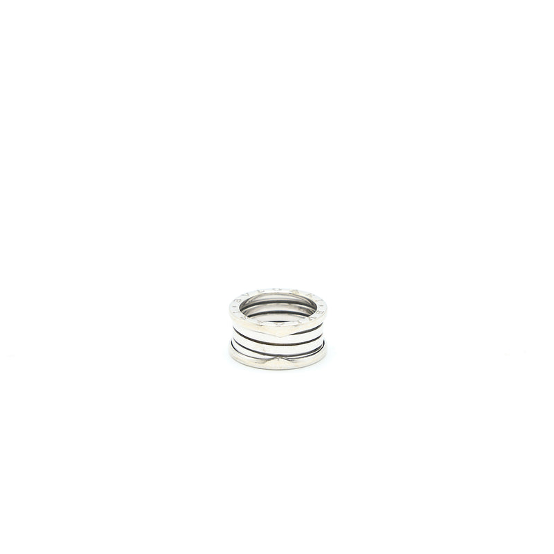 Bvlgari Size 54 B.Zero Four-Band Ring 18K White Gold