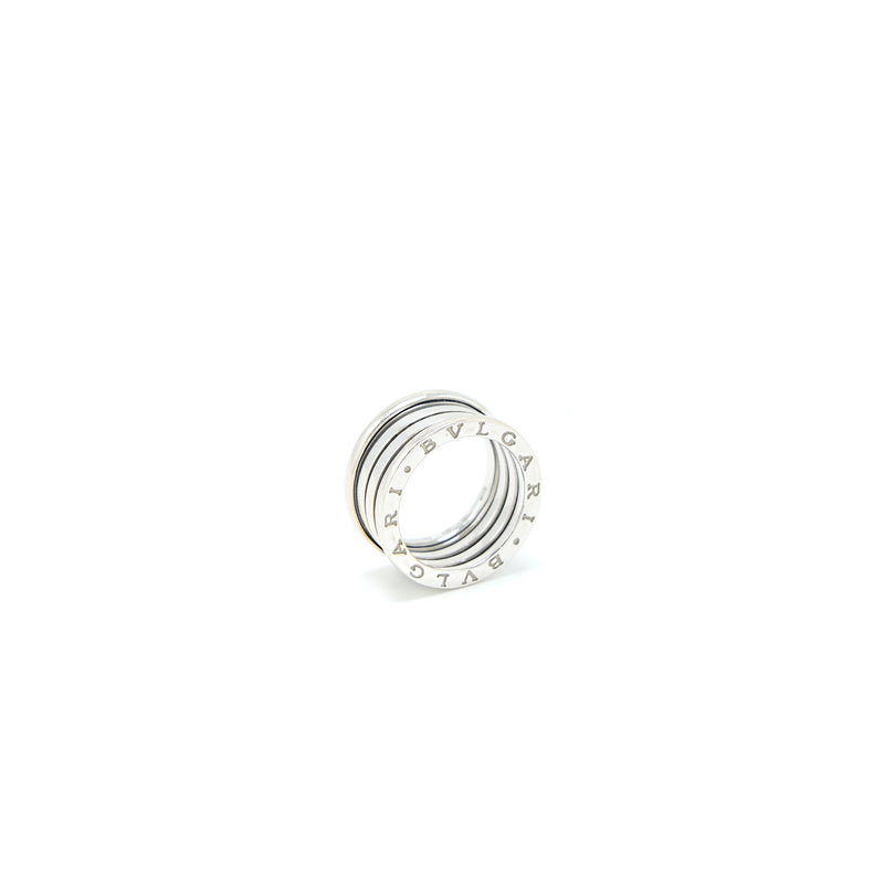 Bvlgari Size 54 B.Zero Four-Band Ring 18K White Gold