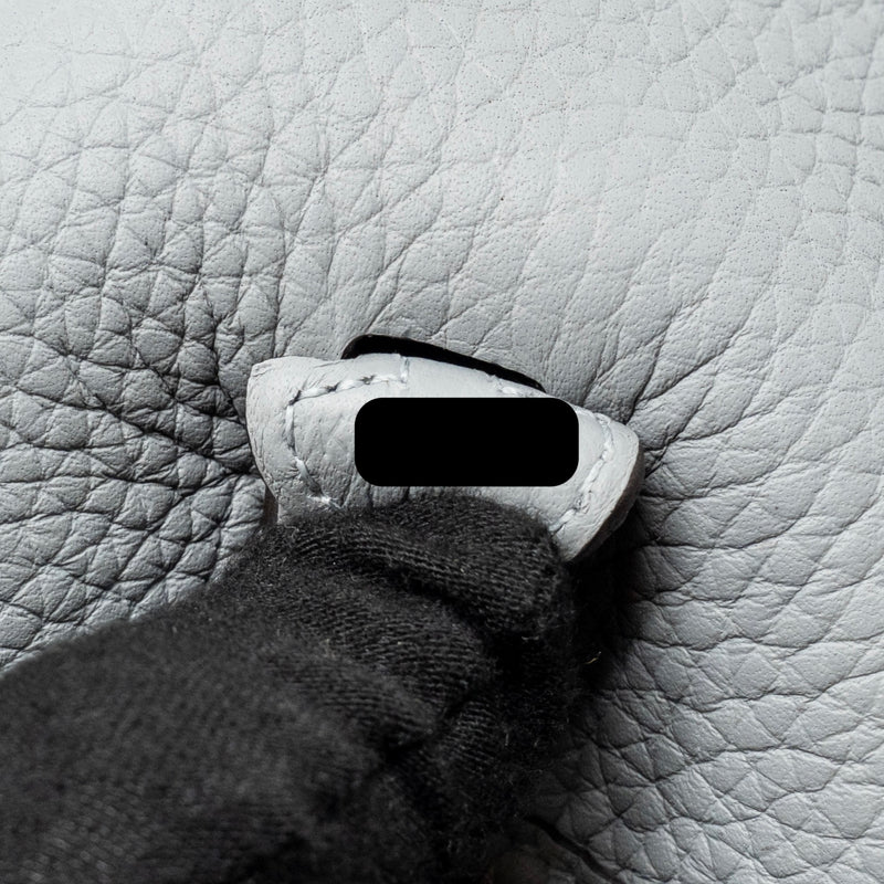 Hermes mini evelyne clemence gris pantin LGHW Stamp K