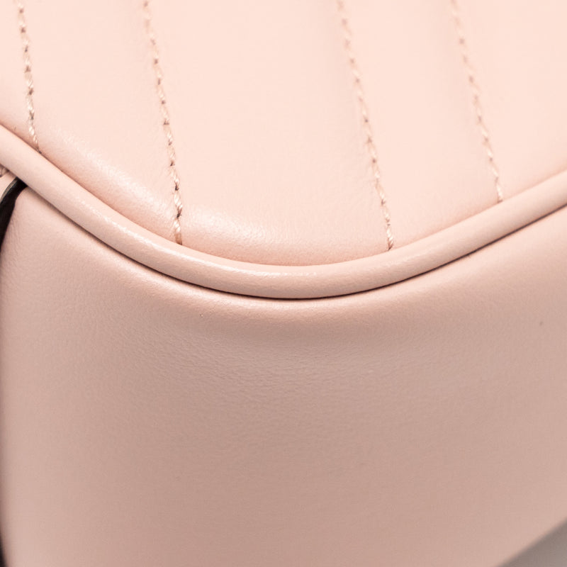 Gucci Small GG Marmont Shoulder Bag Calfskin Pink GHW