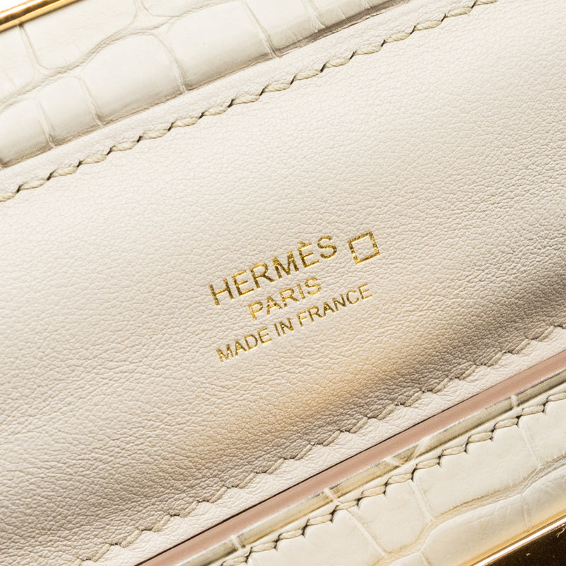 Hermes 24/24 2424-21 Touch Evercolor/Alligator/Swift Beton GHW Stamp B