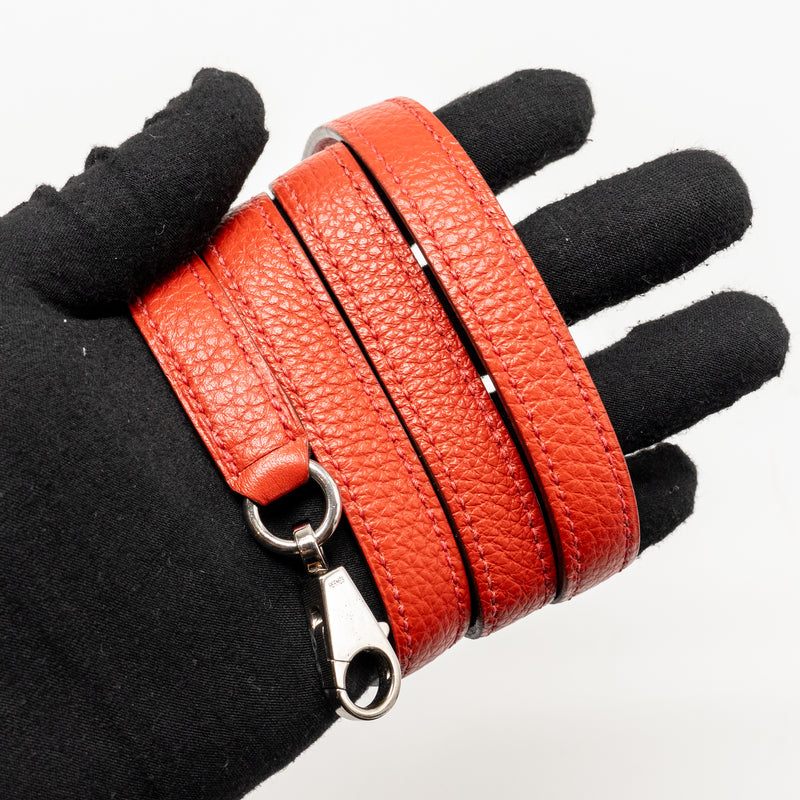 Hermes kelly 32 togo red SHW stamp square F