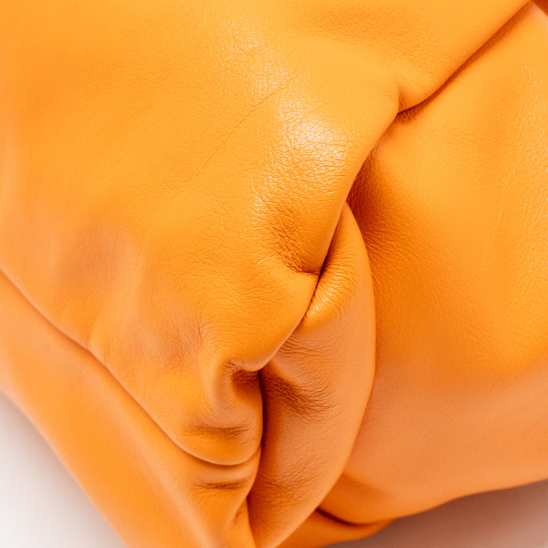 Bottega Veneta Shoulder Pouch Calfskin Orange GHW