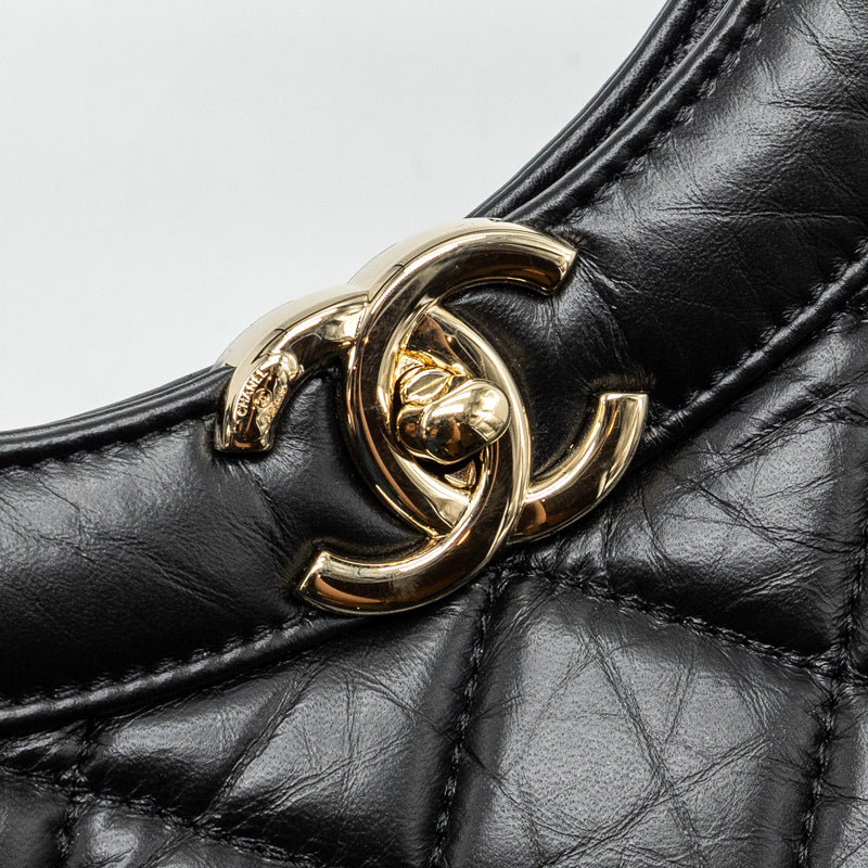 Chanel Large 31 Bag Aged Calfskin Black LGHW (Microchip)