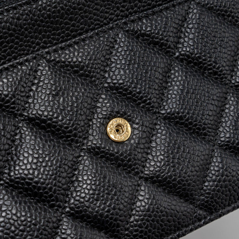 Chanel Classic Wallet On Chain Black Caviar Black GHW