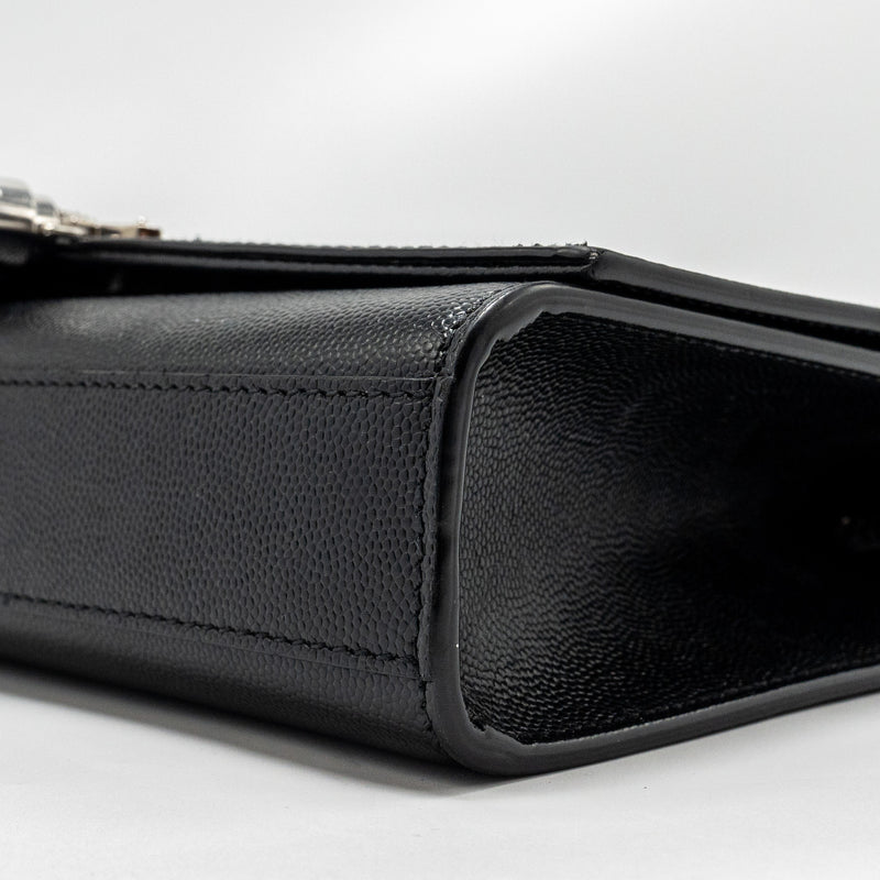 SAINT LAURENT /YSL Kate Medium Chain Bag With Tassel Calfskin Black SHW