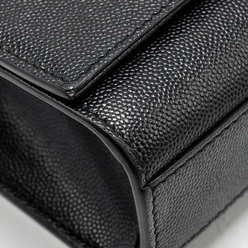 SAINT LAURENT /YSL Kate Medium Chain Bag With Tassel Calfskin Black SHW