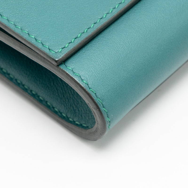 Hermes Pochette Medor 23 swift malachite SHW stamp A