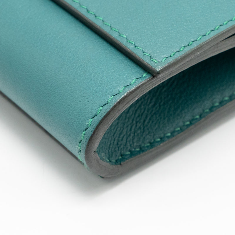 Hermes Pochette Medor 23 swift malachite SHW stamp A