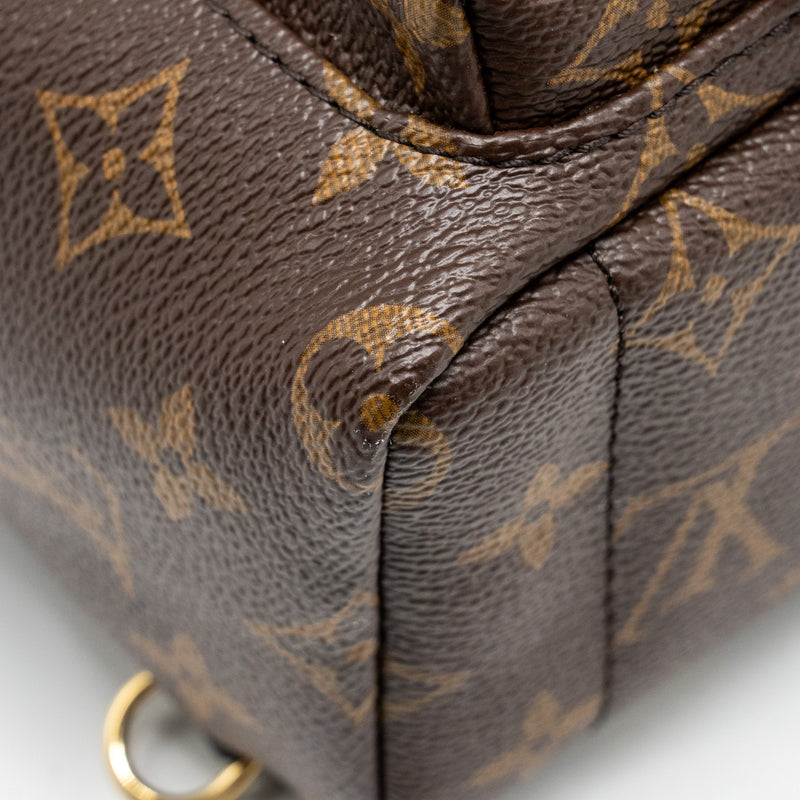 Louis Vuitton Mini Palm Spring Backpack Monogram Canvas GHW