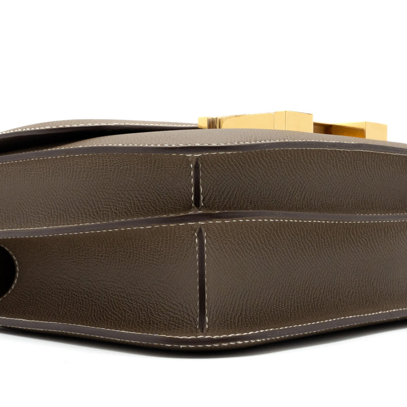 Hermes Constance 24 Epsom Etoupe GHW Stamp Y