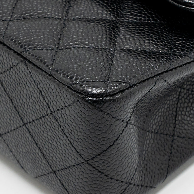 Chanel Small Classic Double Flap Bag Caviar Black GHW (Microchip)