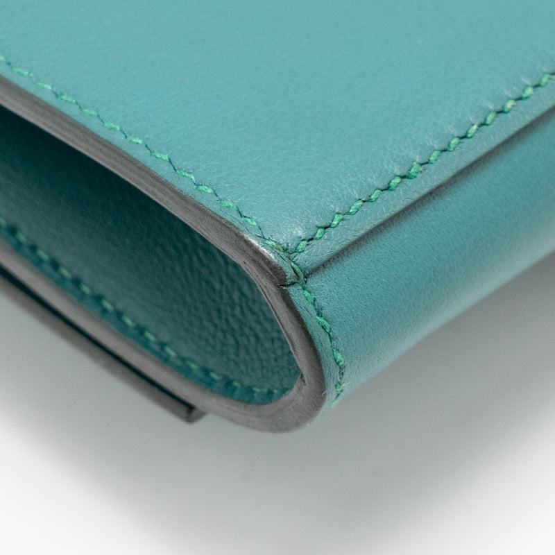 Hermes Pochette Medor 23 swift malachite SHW stamp A