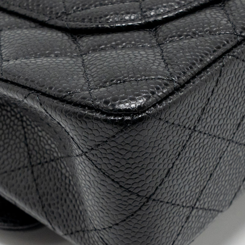 Chanel Small Classic Double Flap Bag Caviar Black GHW (Microchip)