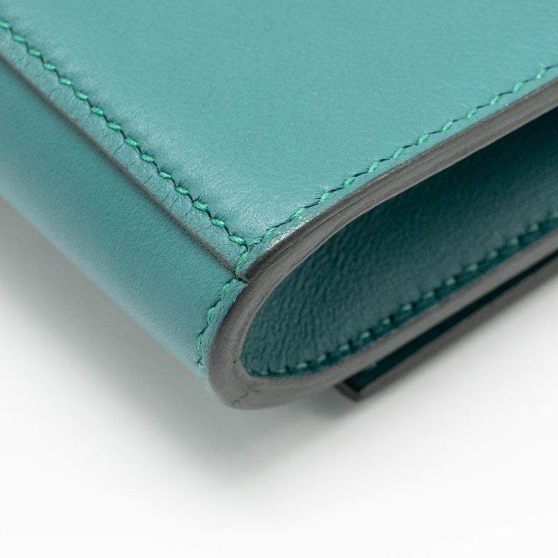 Hermes Pochette Medor 23 swift malachite SHW stamp A