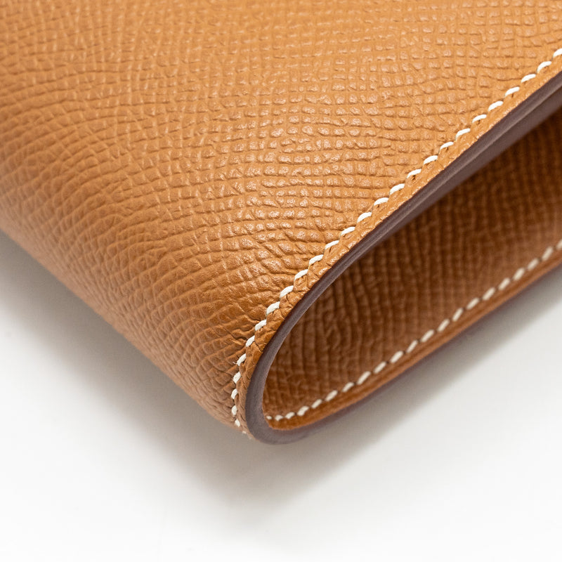 Hermes Constance To Go Epsom Gold GHW Stamp Z