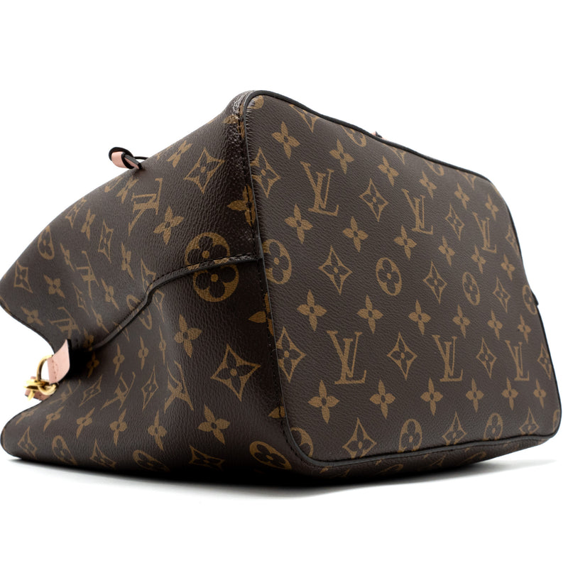 Louis Vuitton Neonoe MM Monogram Canvas Rose Poudre GHW