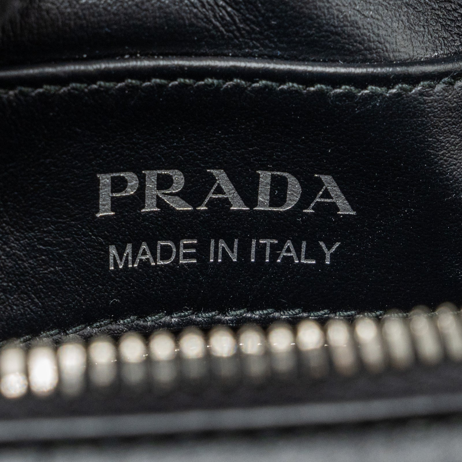 Prada Diagramme Camera Crossbody Bag Calfskin Black Ruthenium Hardware