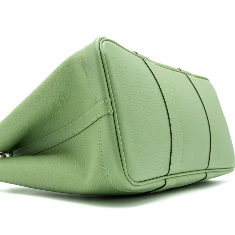Hermes Garden Party 30 Epsom Vert Criquet SHW Stamp U