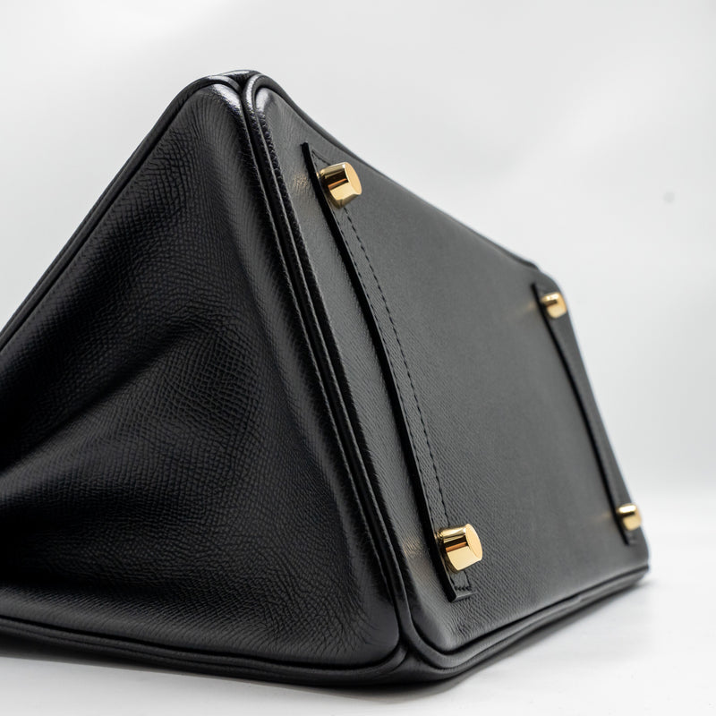 Hermes Birkin 30 Epsom Black GHW Stamp A