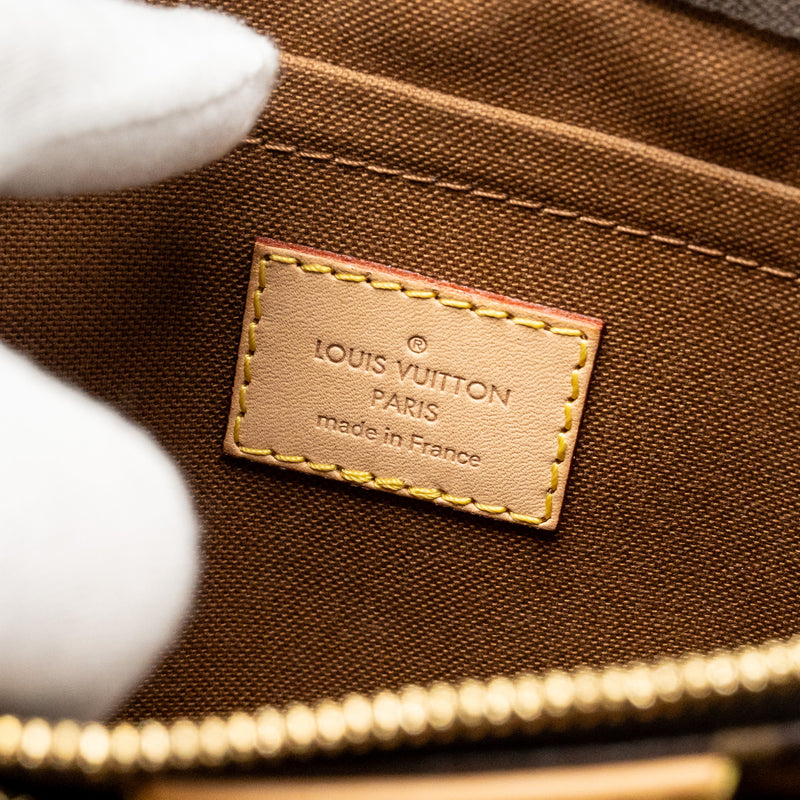 Louis Vuitton Multi Pochette Accessories Khaki Strap Monogram Canvas GHW