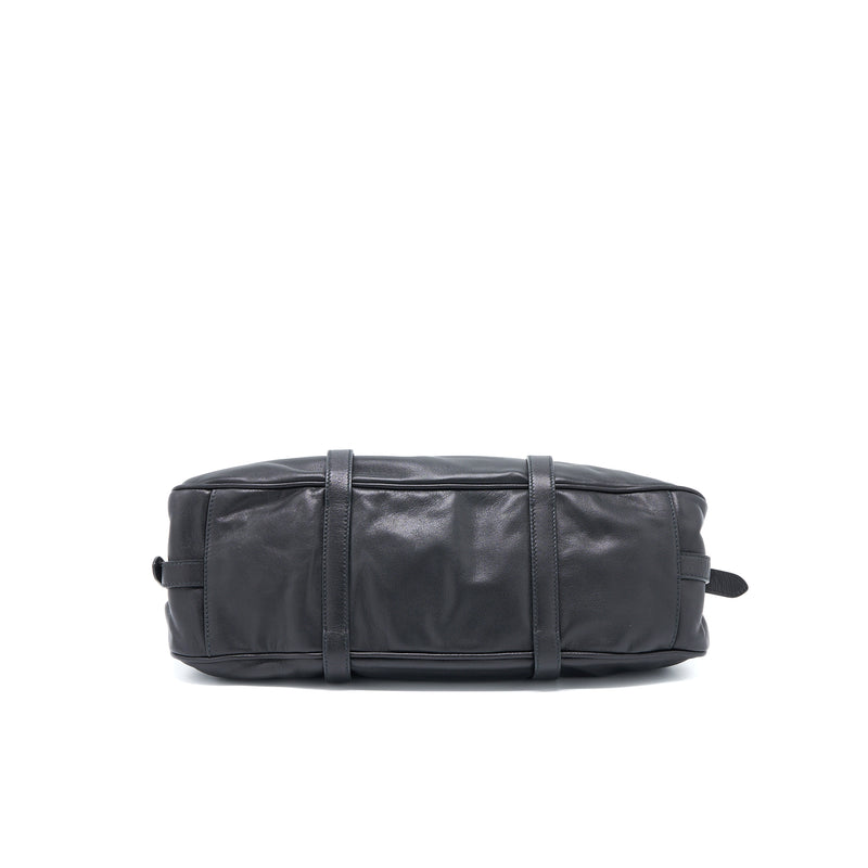 Prada Bauletto Tote Bag Soft Calfskin Black GHW