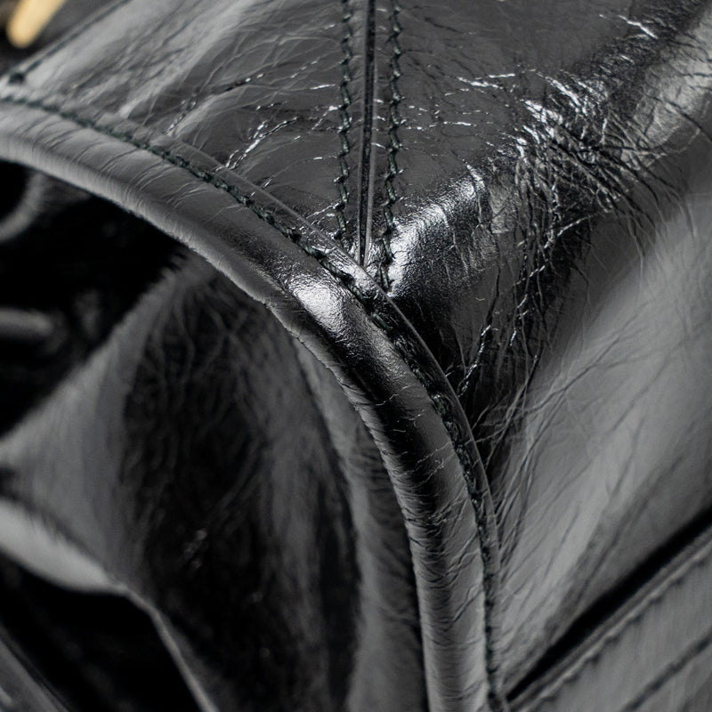 Prada Bonnie Medium Leather Handbag Calfskin black GHW