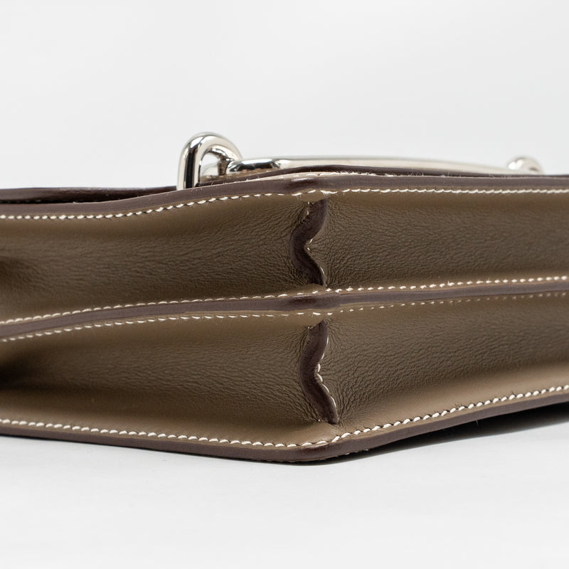 Hermes Mini Roulis Swift Etoupe SHW Stamp Y