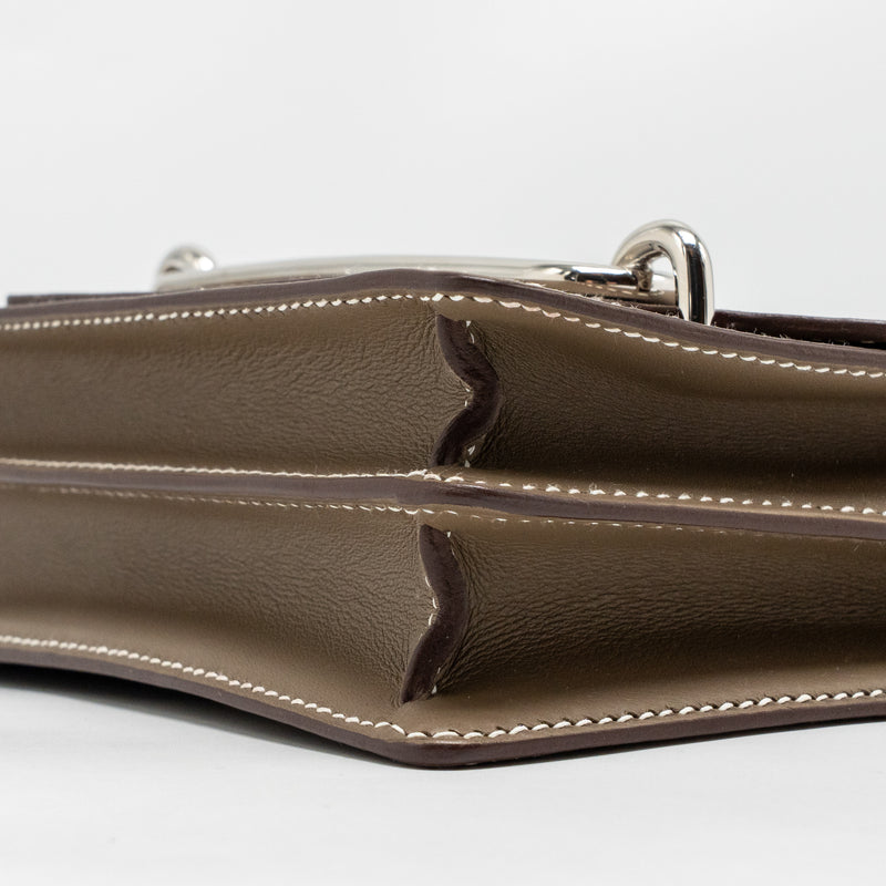 Hermes Mini Roulis Swift Etoupe SHW Stamp Y