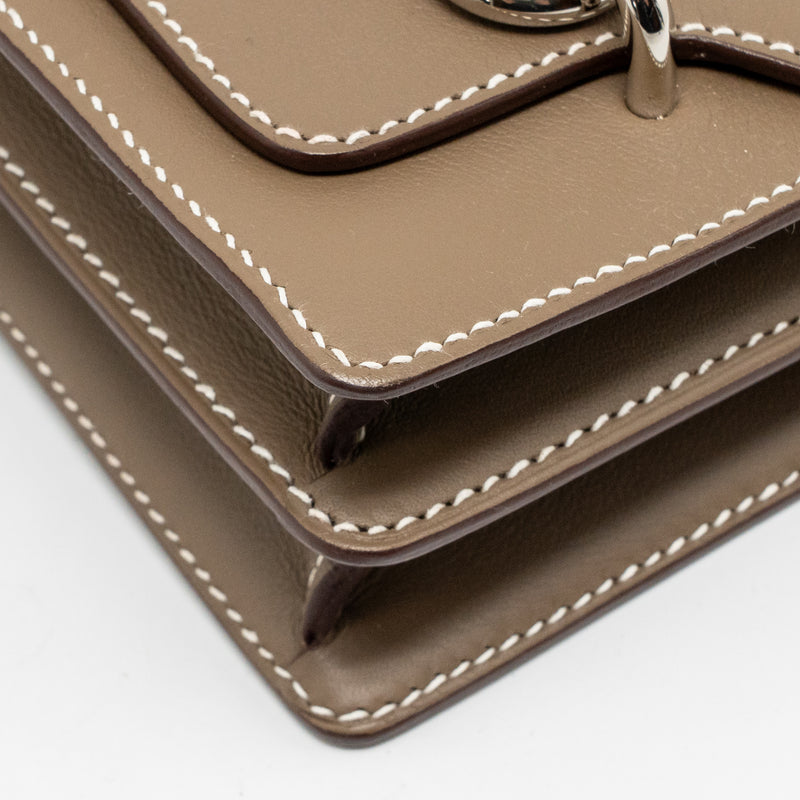 Hermes Mini Roulis Swift Etoupe SHW Stamp Y