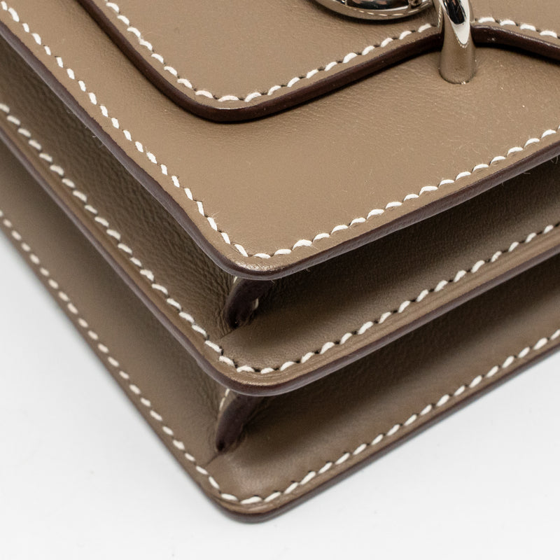 Hermes Mini Roulis Swift Etoupe SHW Stamp Y