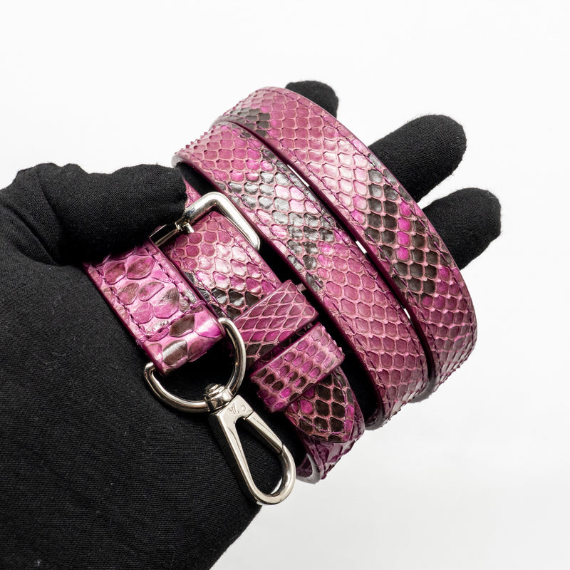 Louis Vuitton Capucine BB Python/Taurillon Leather Grey SHW