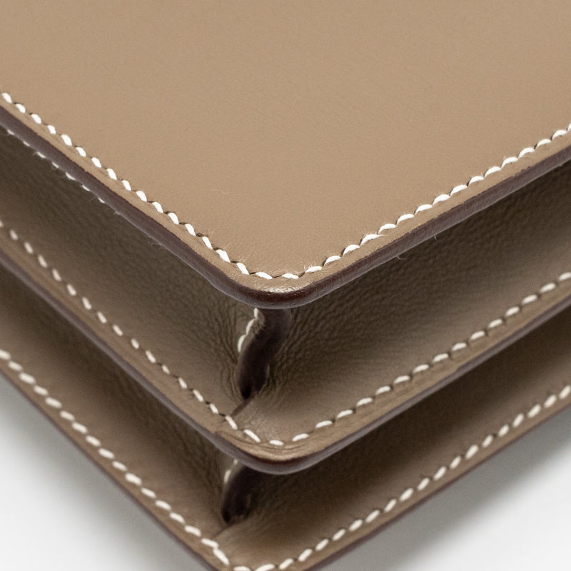 Hermes Mini Roulis Swift Etoupe SHW Stamp Y