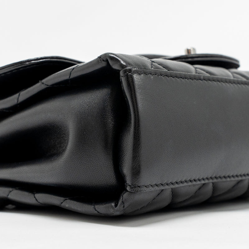 Chanel Coco Loop Single Flap Bag Lambskin Black SHW