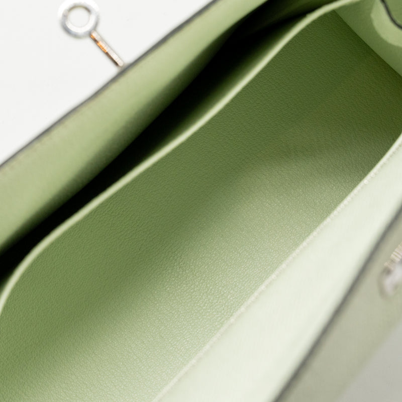 Hermes Kelly 25 Epsom Vert Fizz SHW Stamp B