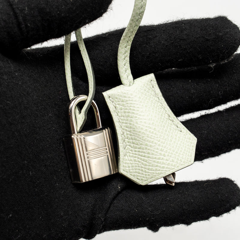Hermes Kelly 25 Epsom Vert Fizz SHW Stamp B