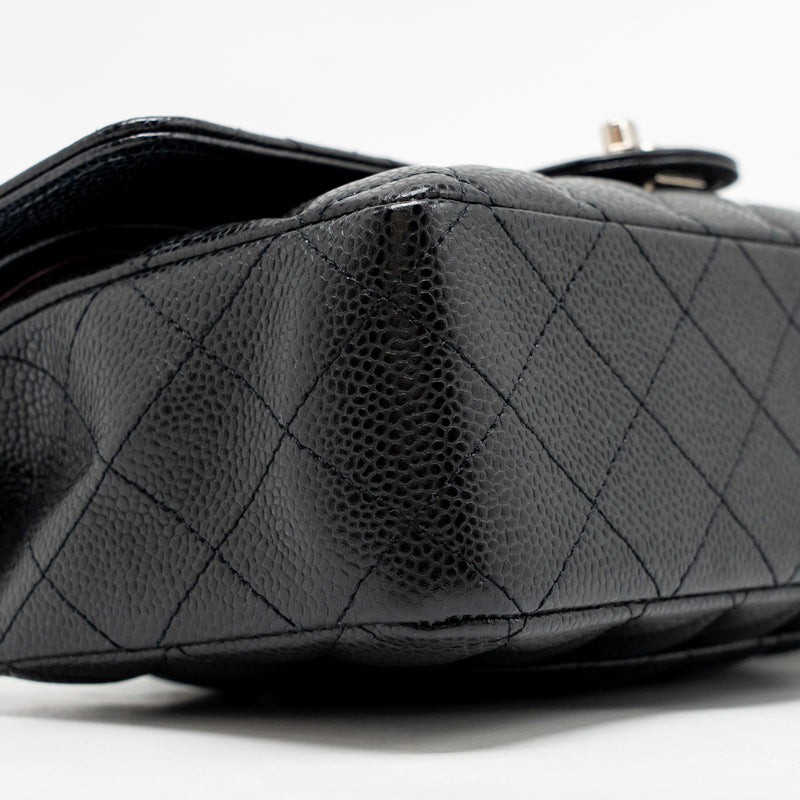 Chanel Medium Classic Double Flap Bag Caviar Black SHW