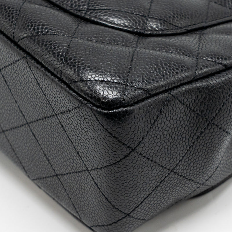Chanel Jumbo Classic Single Flap Bag Caviar Black SHW