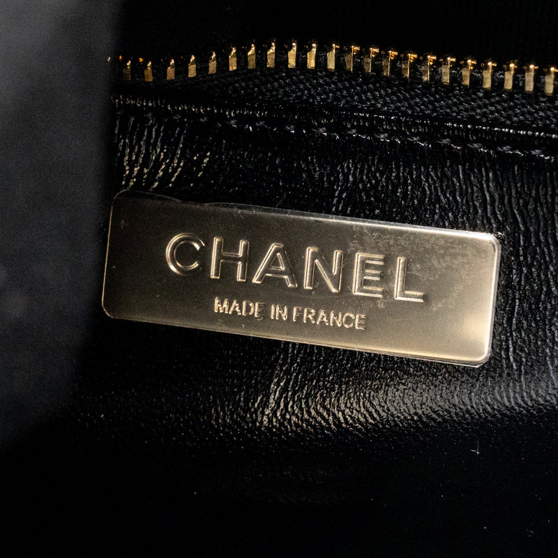 Chanel Mini 31 Bag Shiny Lambskin Black LGHW (Microchip)