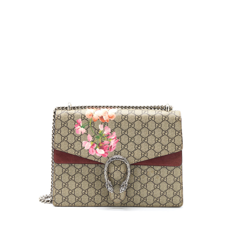 Gucci Dionysus Medium Shoulder Bag GG Blossom Canvas SHW