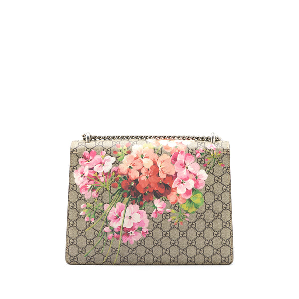 Gucci Dionysus Medium Shoulder Bag GG Blossom Canvas SHW