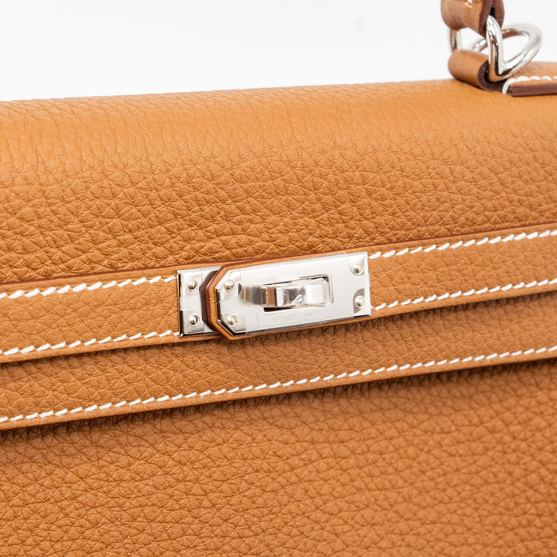 Hermes Kelly 25 Togo Gold SHW Stamp B