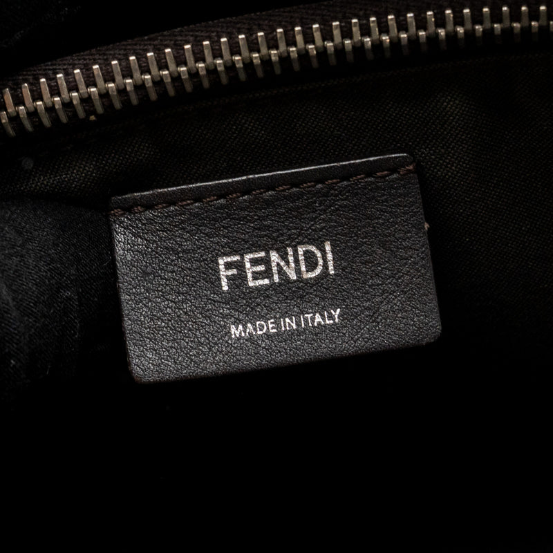 Fendi By The Way Boston Bag Calfskin Light Beige SHW