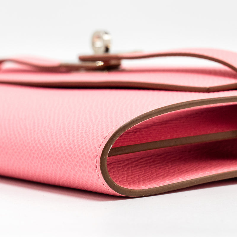 Hermes Kelly To Go Epsom 1Q Rose Confetti SHW Stamp Z