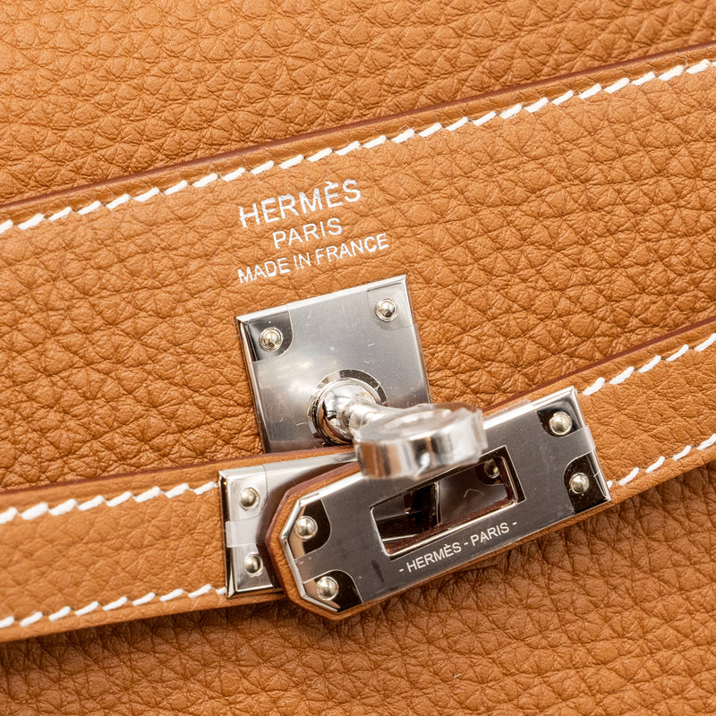 Hermes Kelly 25 Togo Gold SHW Stamp B